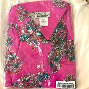 NWT Floral flannel nightshirt